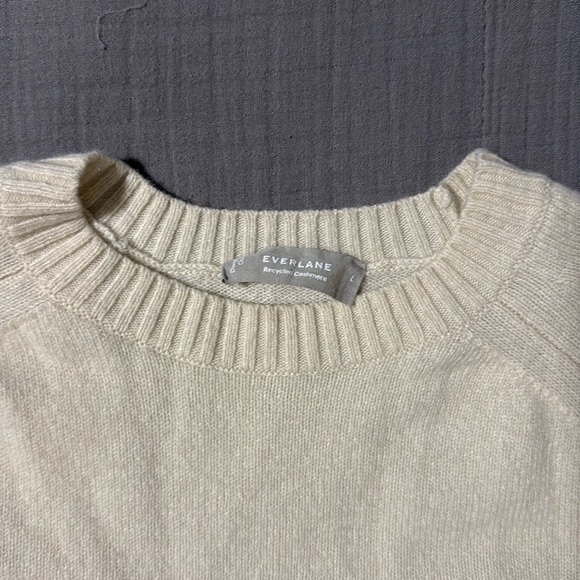 Everlane boxy cashmere sweater cream - Picture 7 of 8
